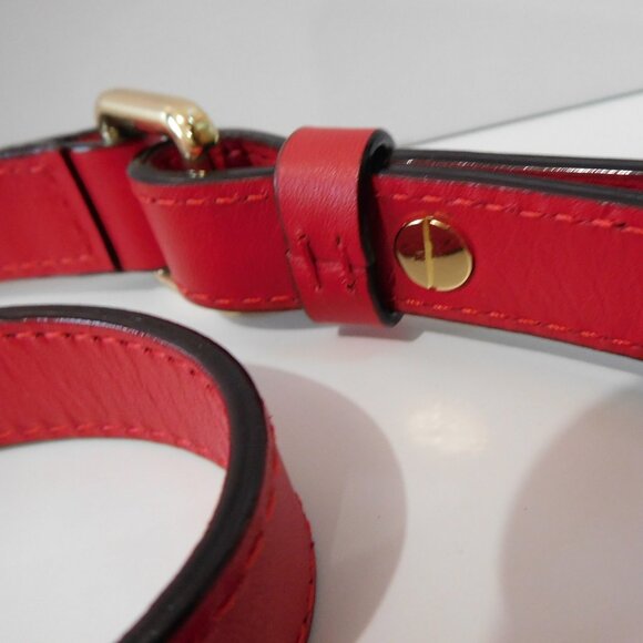 FRANCES VALENTINE ~ RED VELOUR POOCH BAG ~ velvet - Picture 4 of 6